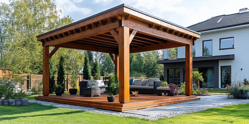 Jaka wysokość altany ogrodowej?