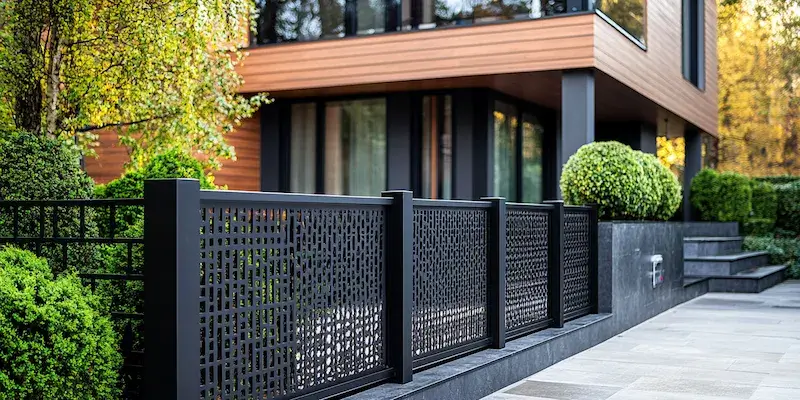 nowoczesne metalowe ogrodzenia z Polski