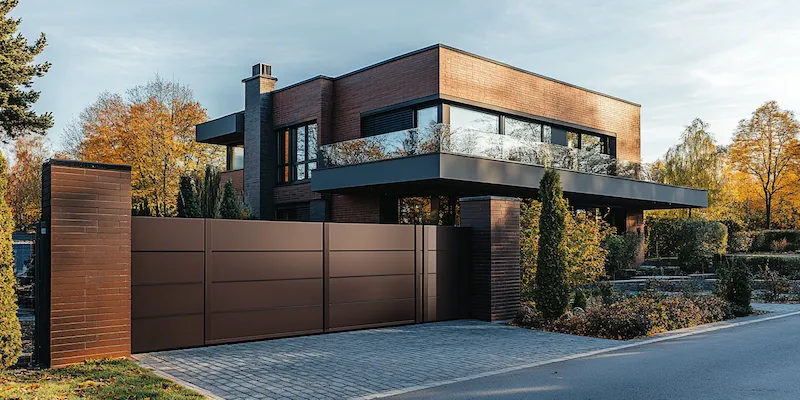 Alu Zäune aus Polen