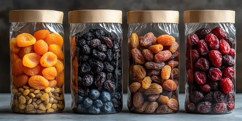 Ile kcal mają suszone owoce?