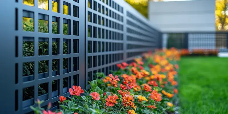 Alu Zäune aus Polen mit Montage